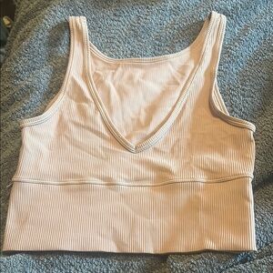 Light Pink lululemon Power Pivot Tank